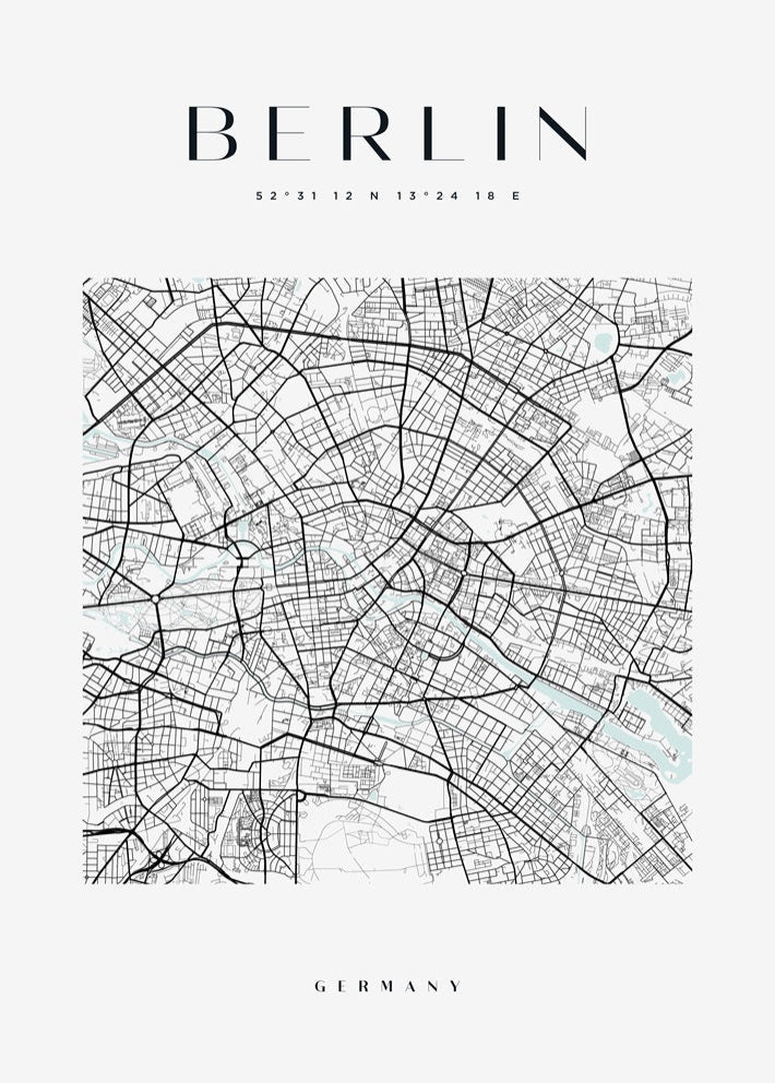 Berlin Map Print