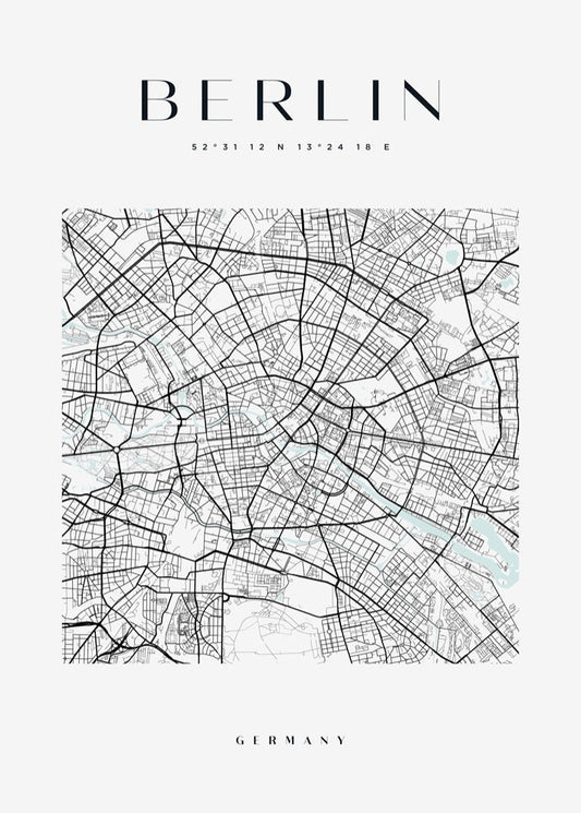 Berlin Map Print