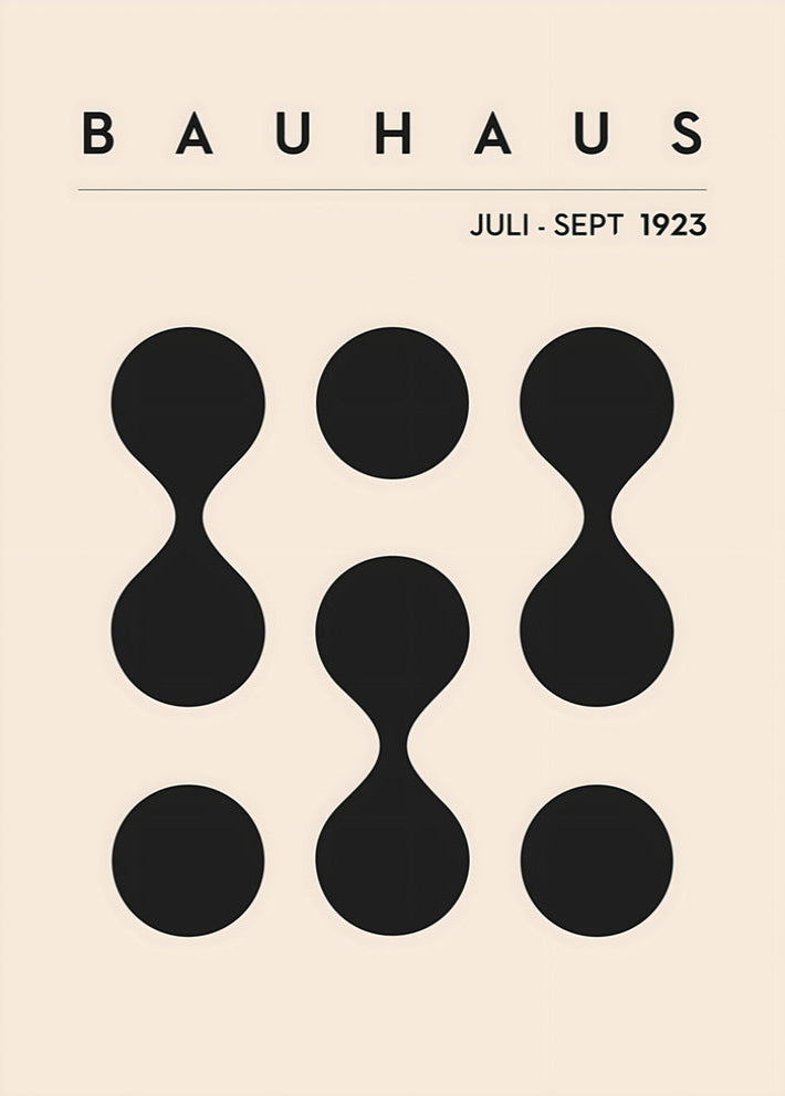 Bauhaus Geometric No. 1 Poster