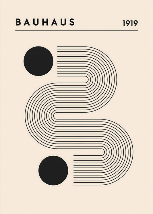 Bauhaus Geometric No. 2 Poster
