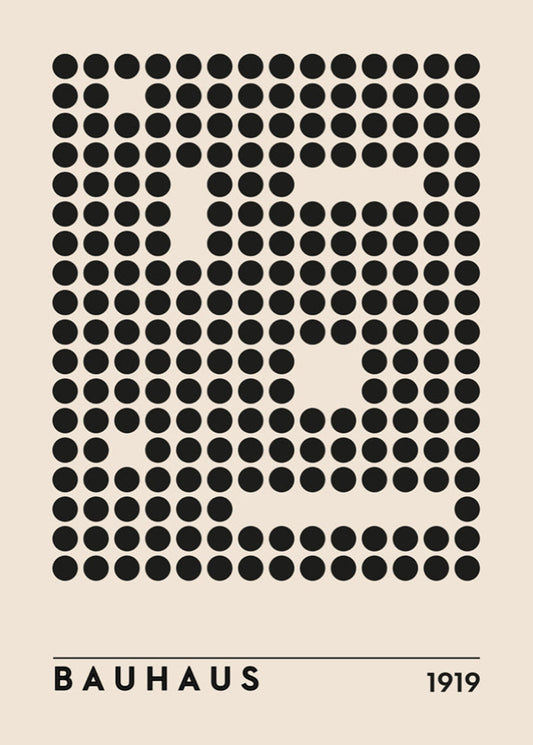 Bauhaus Geometric No. 4 Poster