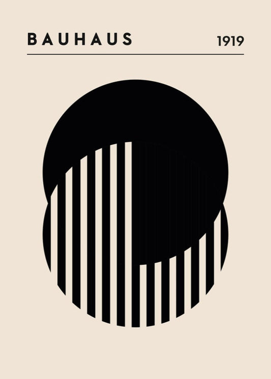 Bauhaus Geometric No. 6 Poster