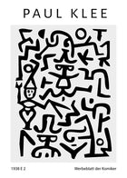 Paul Klee Comedian's Handbill Print