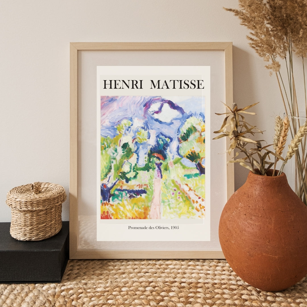 Matisse 'Promenade des Oliviers' Art Print