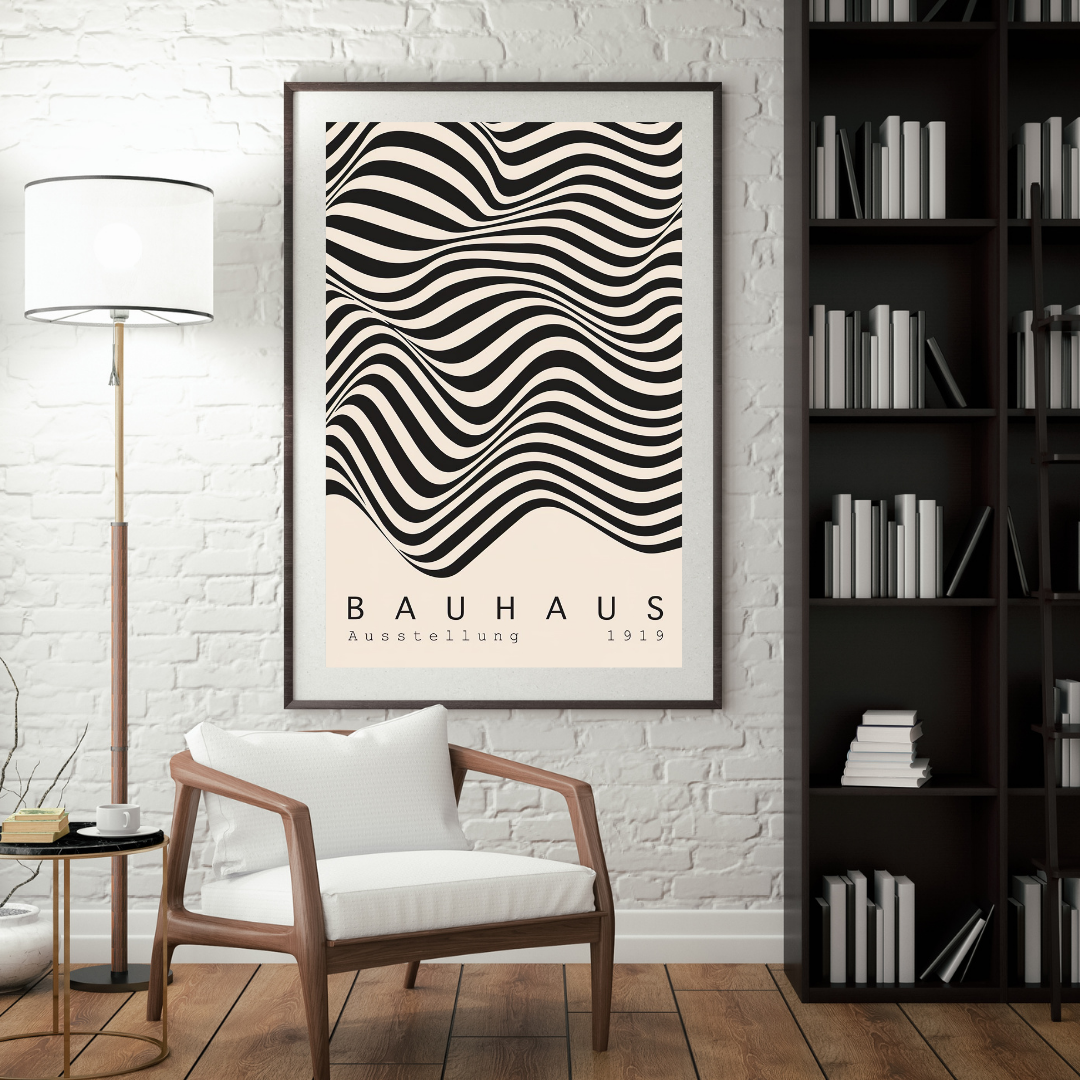 Bauhaus Geometric No. 3 Poster