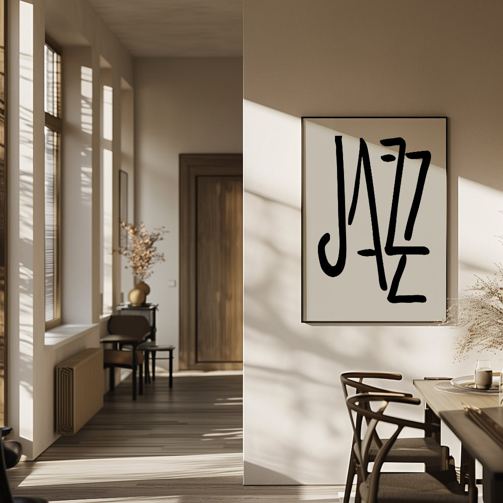 Matisse Jazz Typography Art Print
