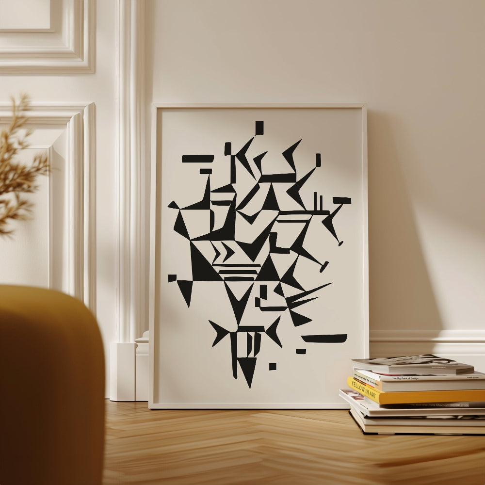 Kandinsky 'Lightly Touching' Abstract Art Print