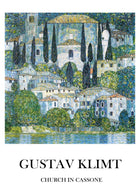 Gustav Klimt 'Church in Cassone'  Exhibition Art Print