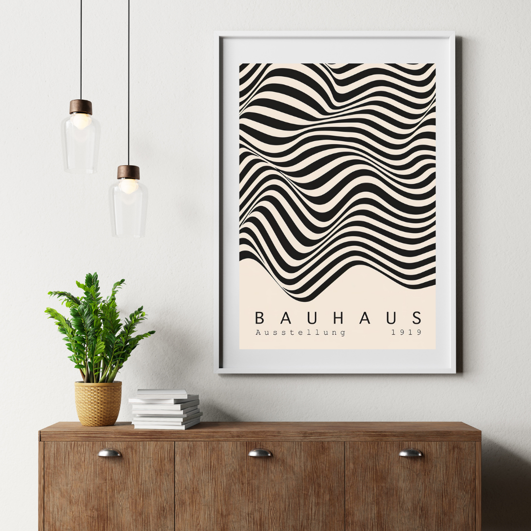 Bauhaus Geometric No. 3 Poster