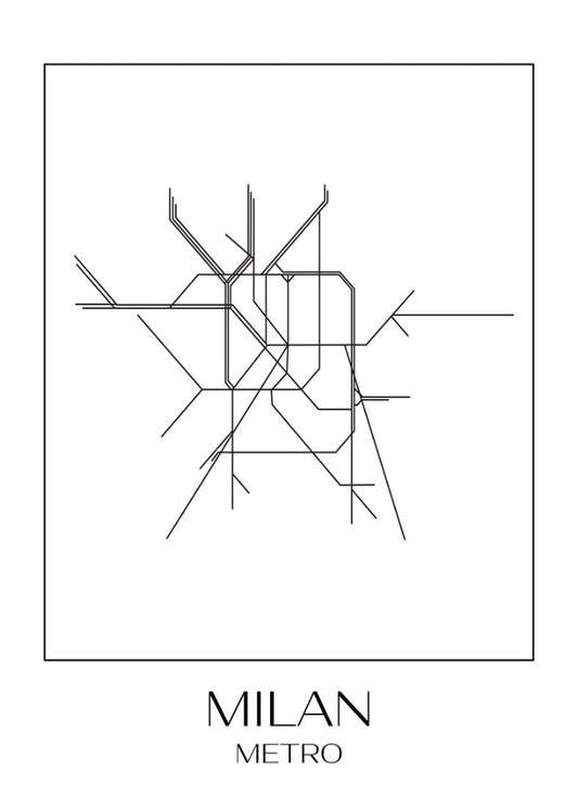 Milan Metro Map