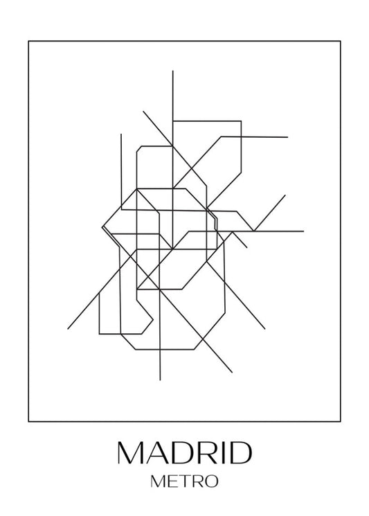 Madrid Metro Map