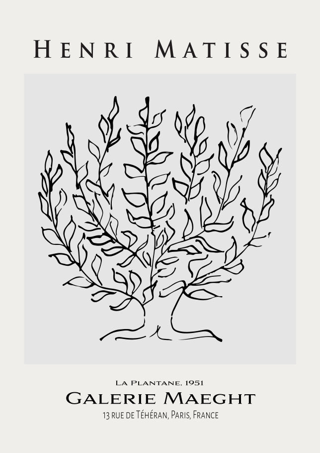 Matisse - The Plane Tree Exhibition Art Print