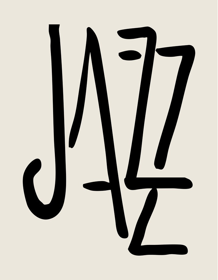 Matisse Jazz Typography Art Print