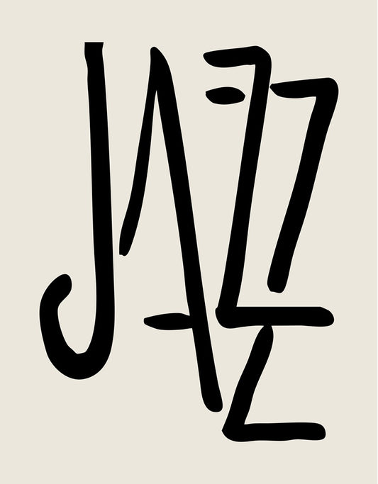 Matisse Jazz Typography Art Print