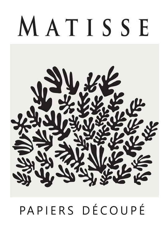 Matisse Cut-Outs - Nature Forms Exhibition Poster