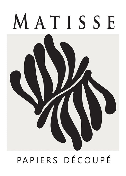 Matisse Cut Outs - Coral Exhibition Poster