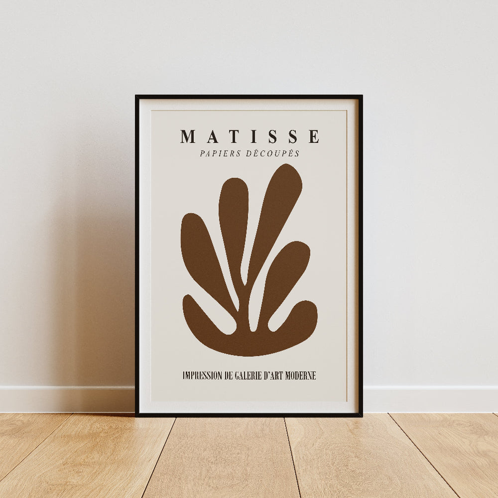 Matisse Beige Coral Print