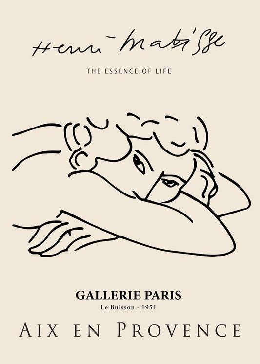 Matisse 'The Essence of Life' Exhibition Art Print