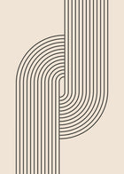 Mid-Century Modern Line Print No. 1