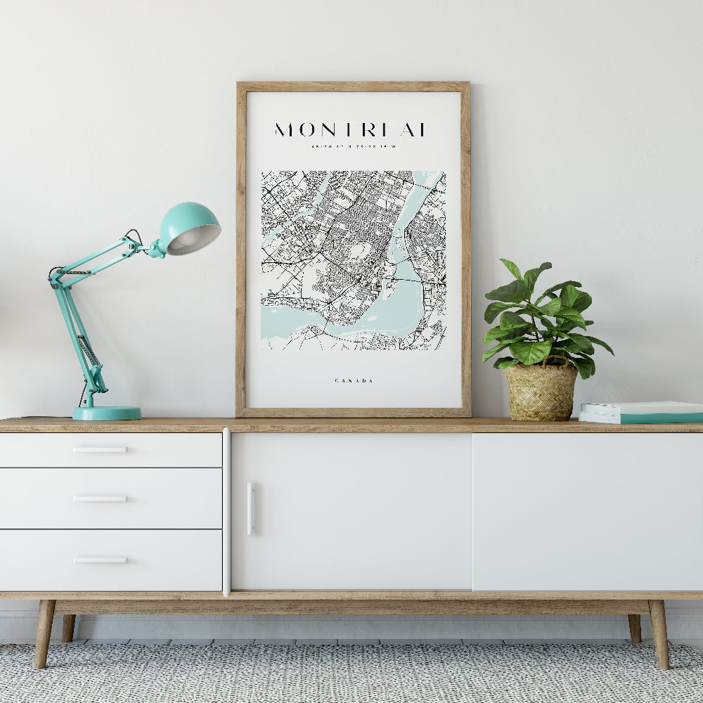 Montreal Map Print