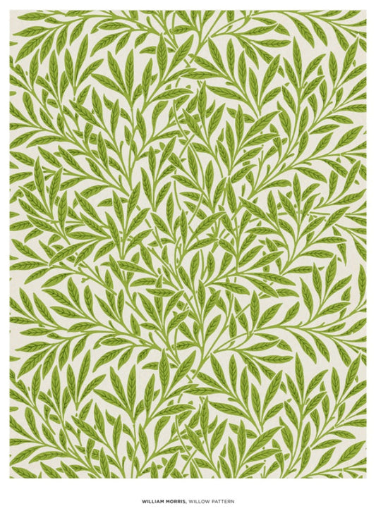 William Morris Green Willow Pattern Art Print