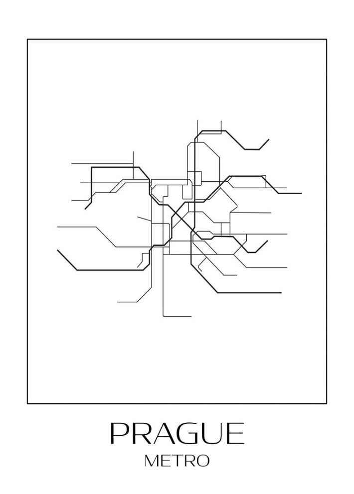 Prague Metro Map