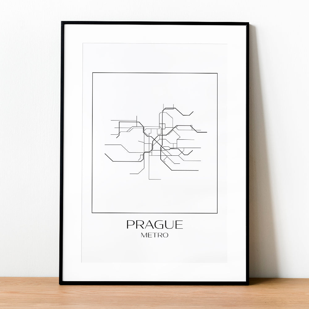 Prague Metro Map