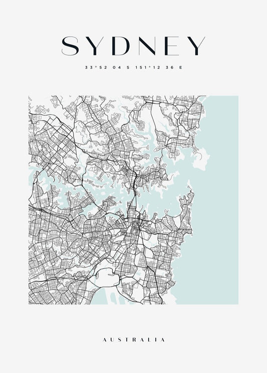 Sydney Map Print