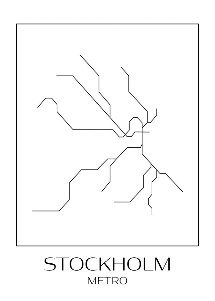 Stockholm Metro Map