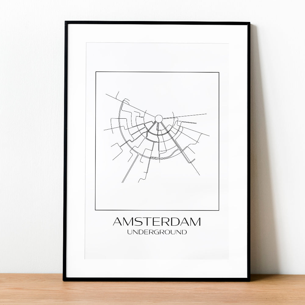 Amsterdam Subway Map