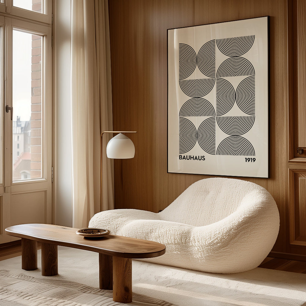 Bauhaus Black and White No. 1 Art Print