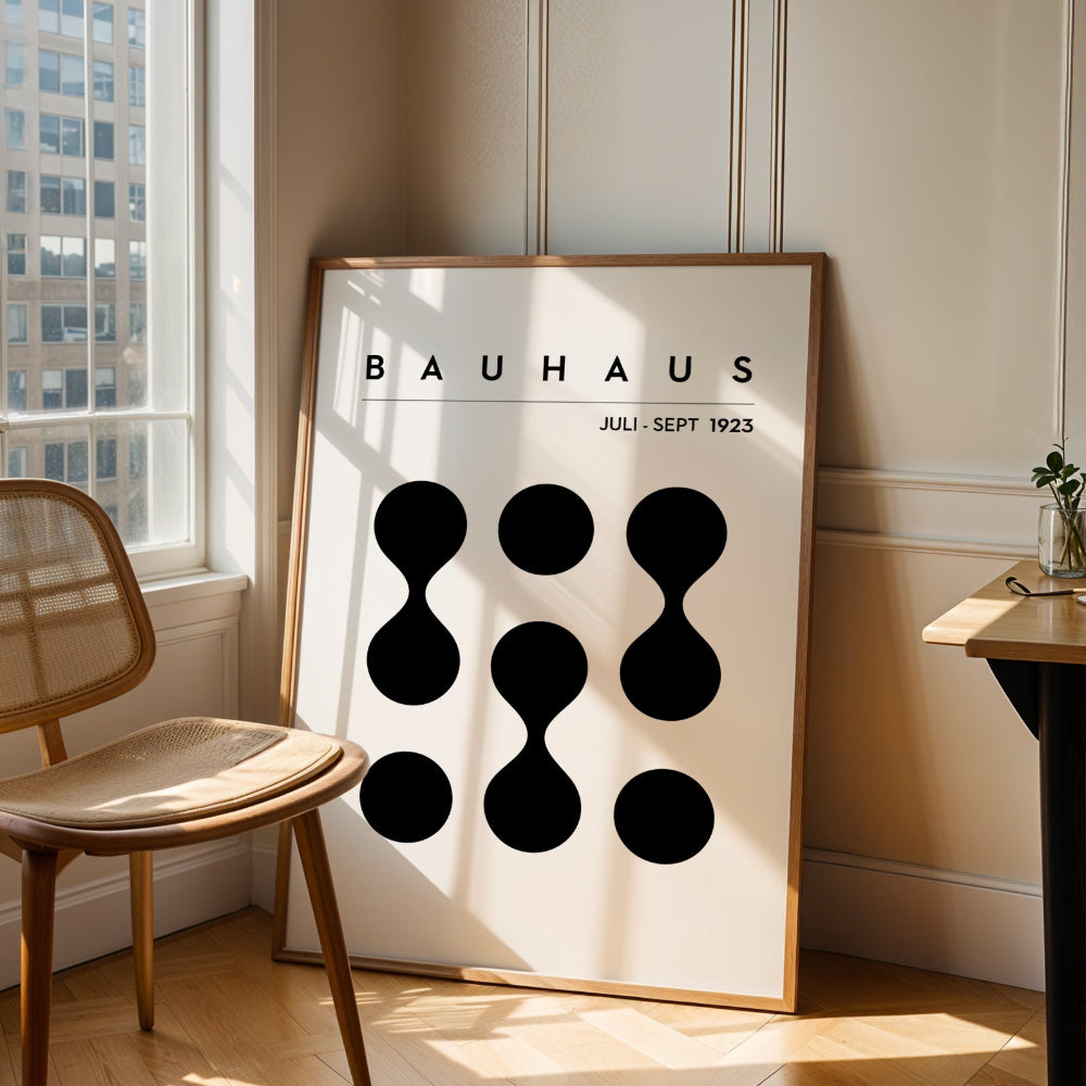 Bauhaus Black and White No. 2 Art Print