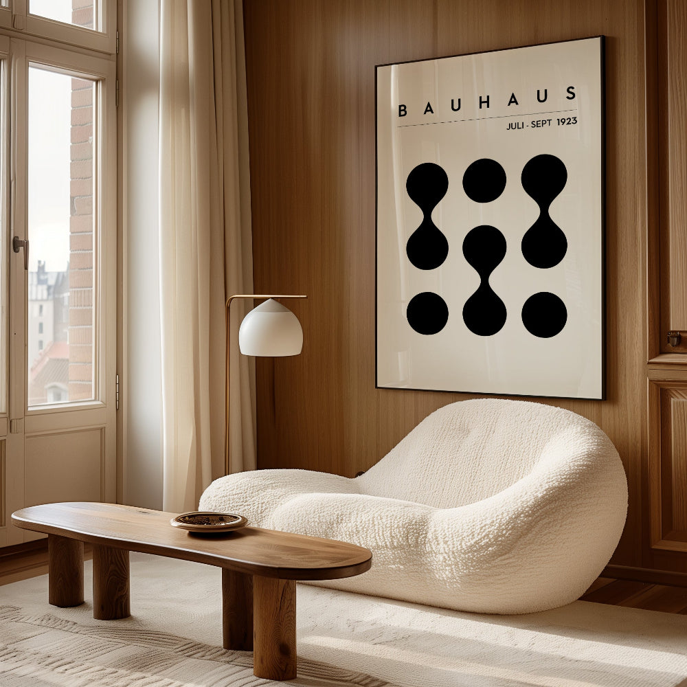 Bauhaus Black and White No. 2 Art Print