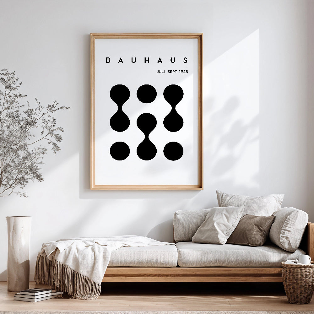 Bauhaus Black and White No. 2 Art Print