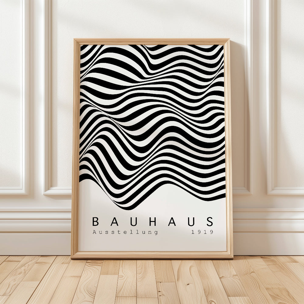 Bauhaus Black and White No. 3 Art Print