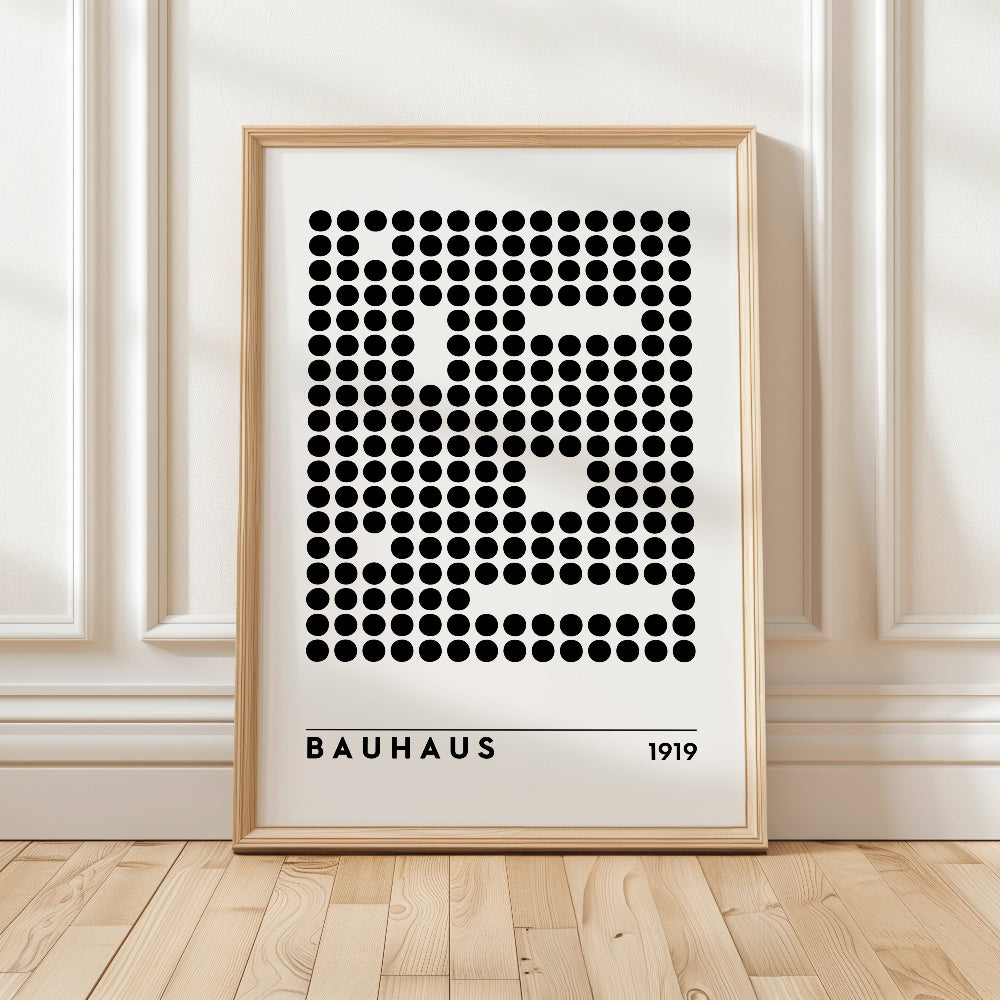 Bauhaus Black and White No. 5 Art Print