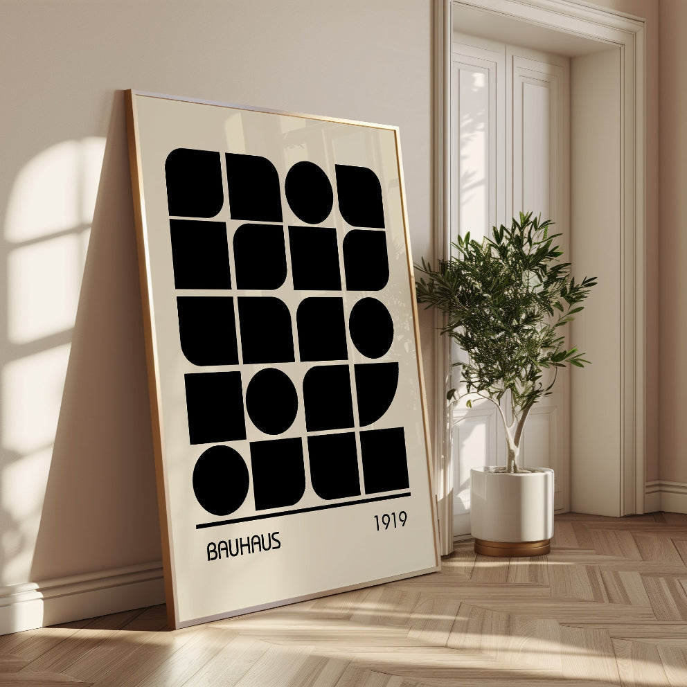 Bauhaus Geometric No. 8 Poster