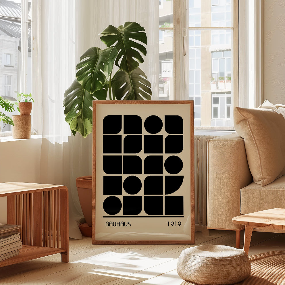 Bauhaus Geometric No. 8 Poster