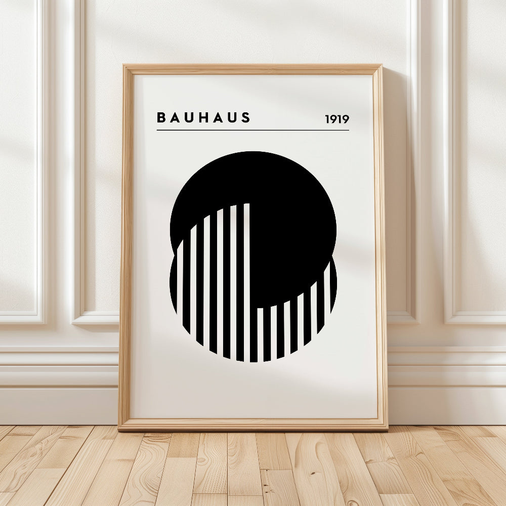 Bauhaus Black and White No. 6 Art Print