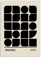 Bauhaus Geometric No. 8 Poster