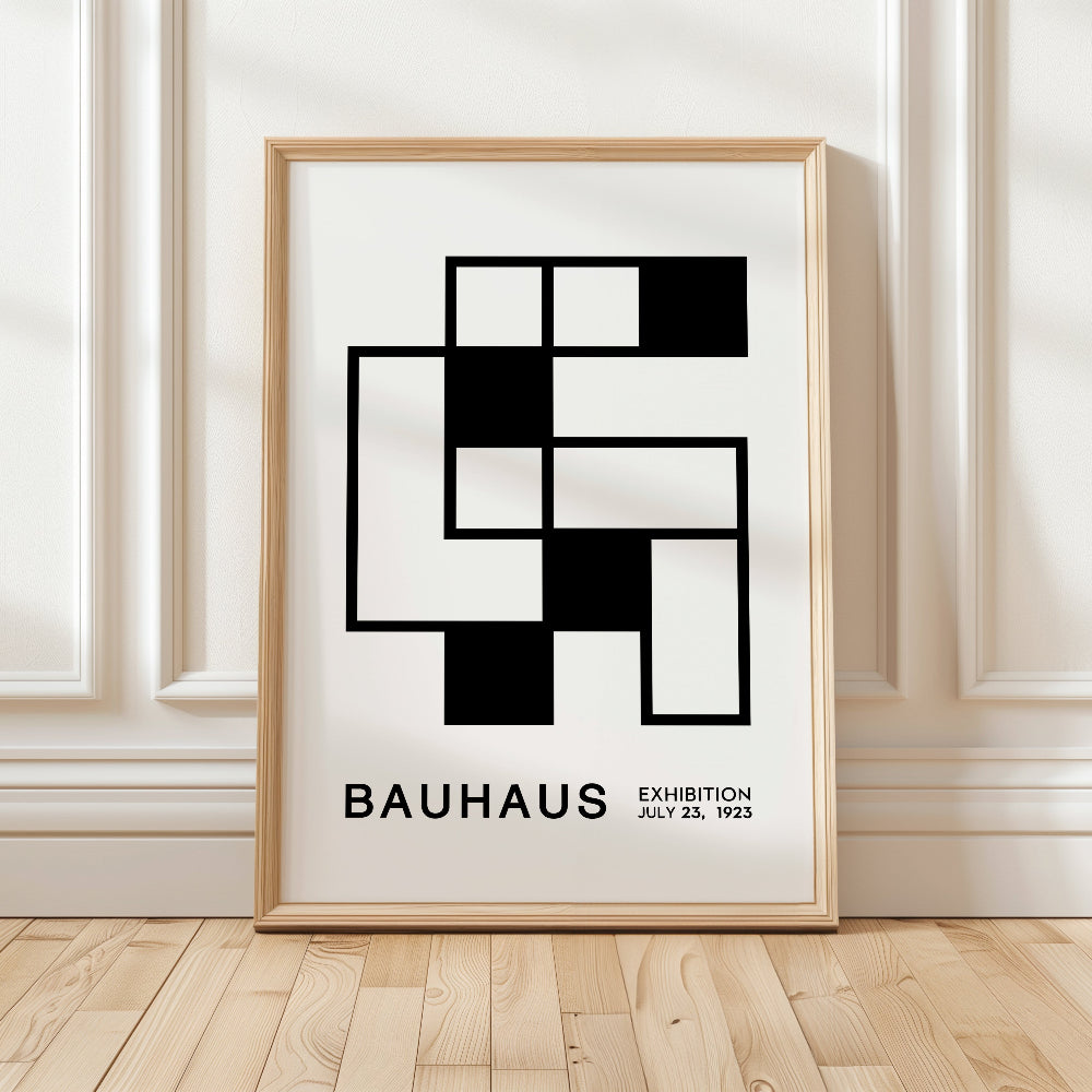 Bauhaus Black and White No. 7 Art Print