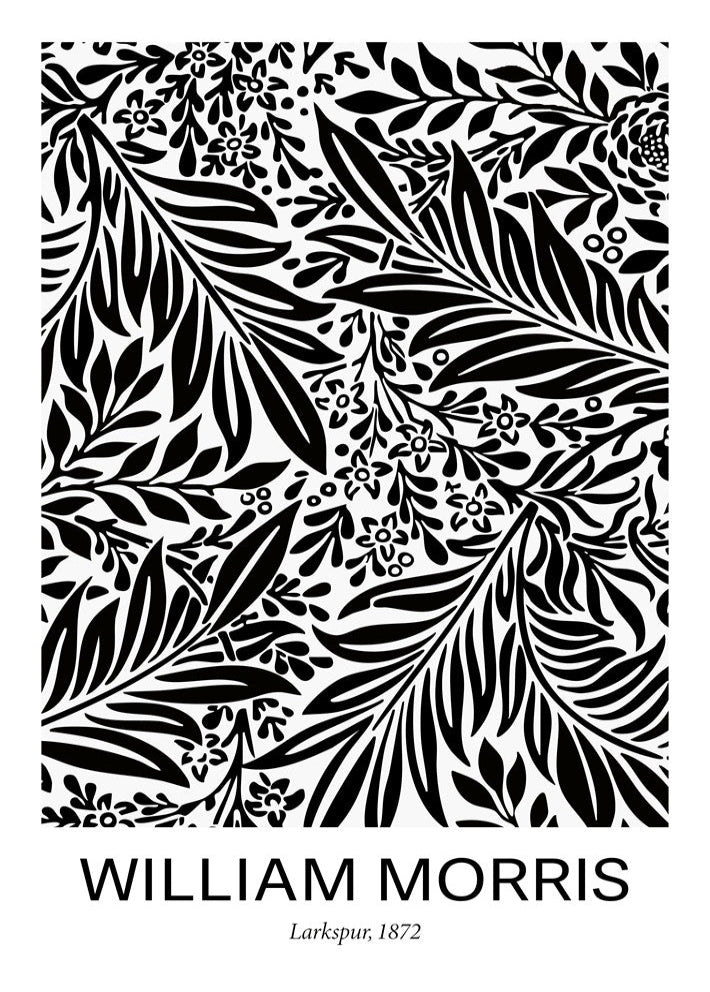 William Morris Black 'Larkspur'