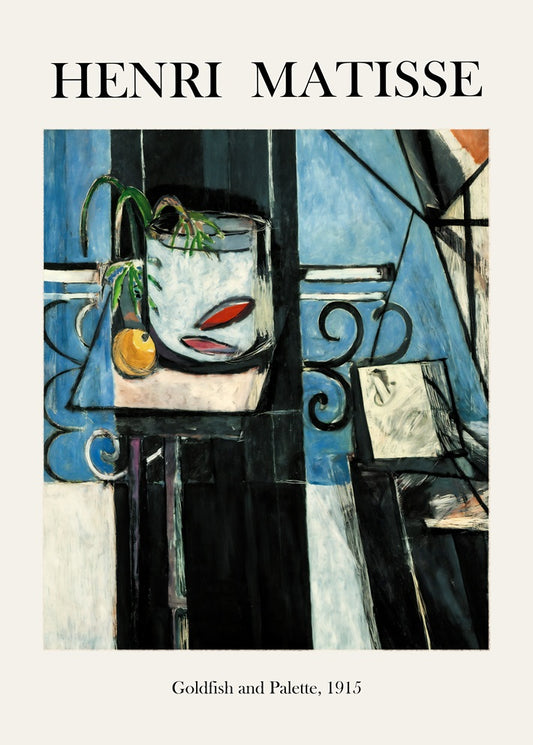 Matisse 'Goldfish and Palette' Exhibition Art Print