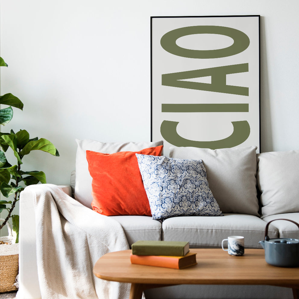 Ciao Green Poster