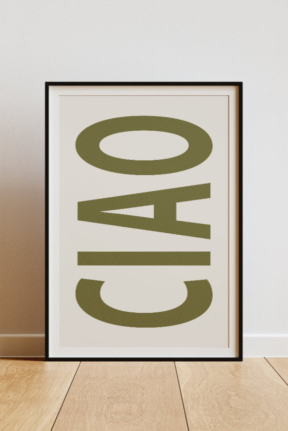 Ciao Green Poster