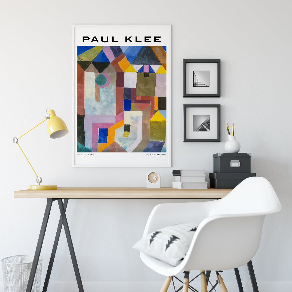 Paul Klee 'Colorful Architecture' Print