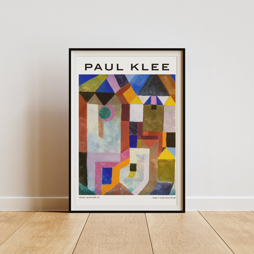 Paul Klee 'Colorful Architecture' Print