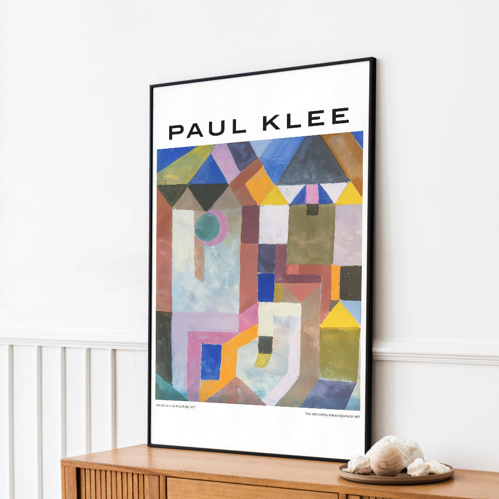 Paul Klee 'Colorful Architecture' Print