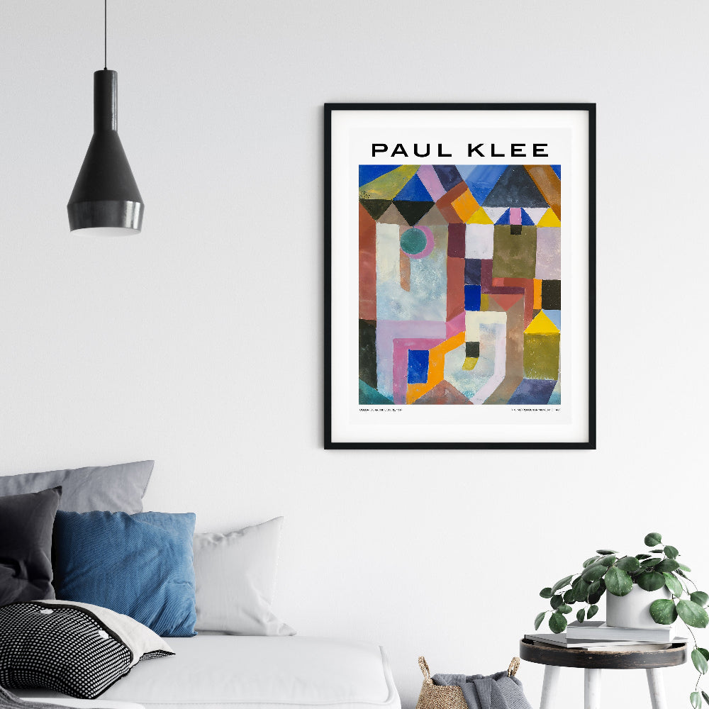 Paul Klee 'Colorful Architecture' Print