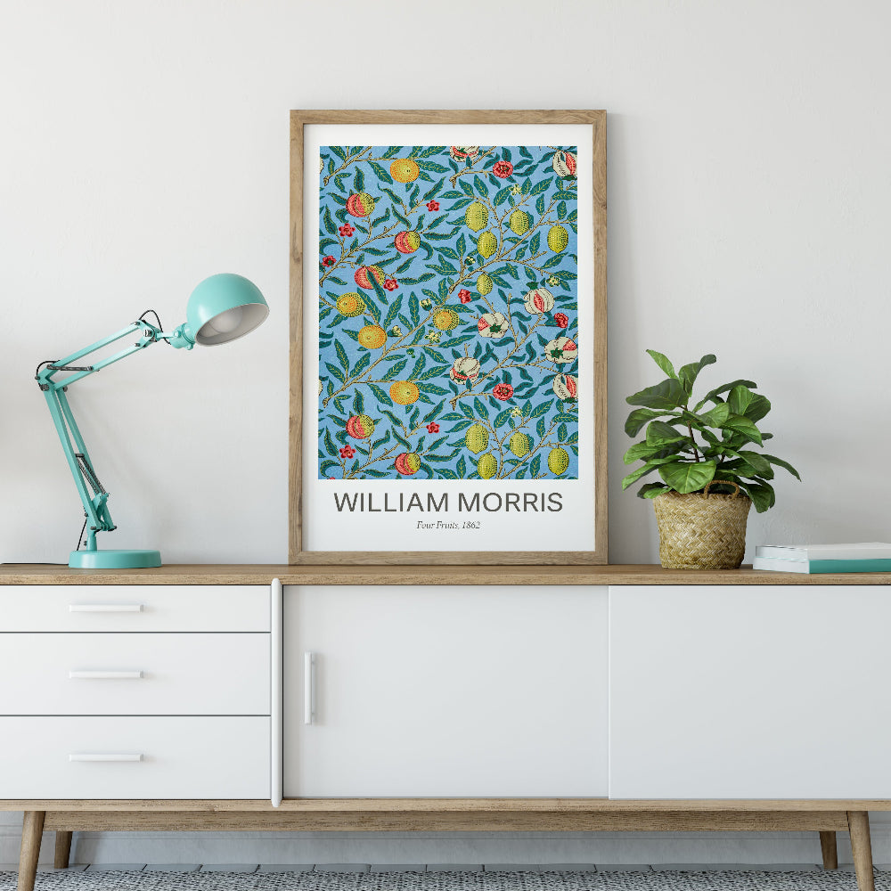 William Morris 'Four Fruits' Print